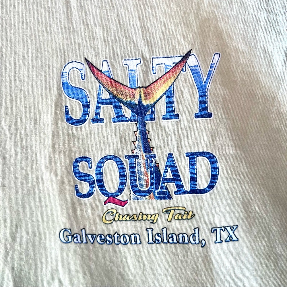 Salty Squad Chasing Tail Galveston TX Graphic Tee